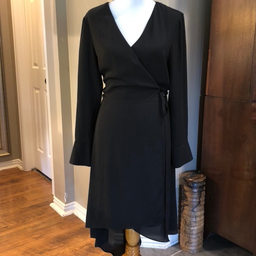 H HALSTON WRAP DRESS